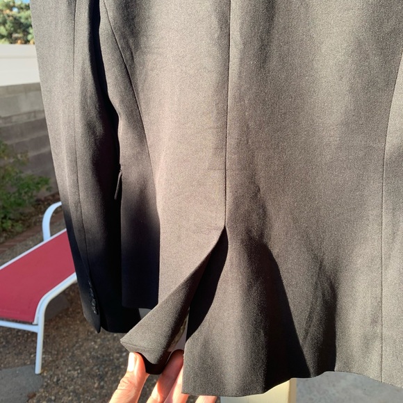 J. Crew black one button blazer puffy sleeves size 0 - Picture 6 of 15